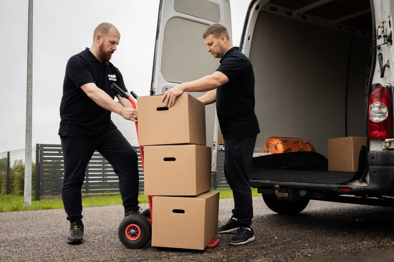 AVECTOR Group movers providing packing, loading, and transport services for relocations.